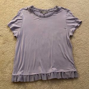 Purple marbled reunited clothing shirt